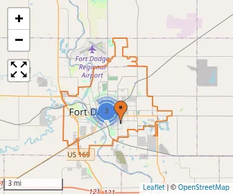 Area schools map